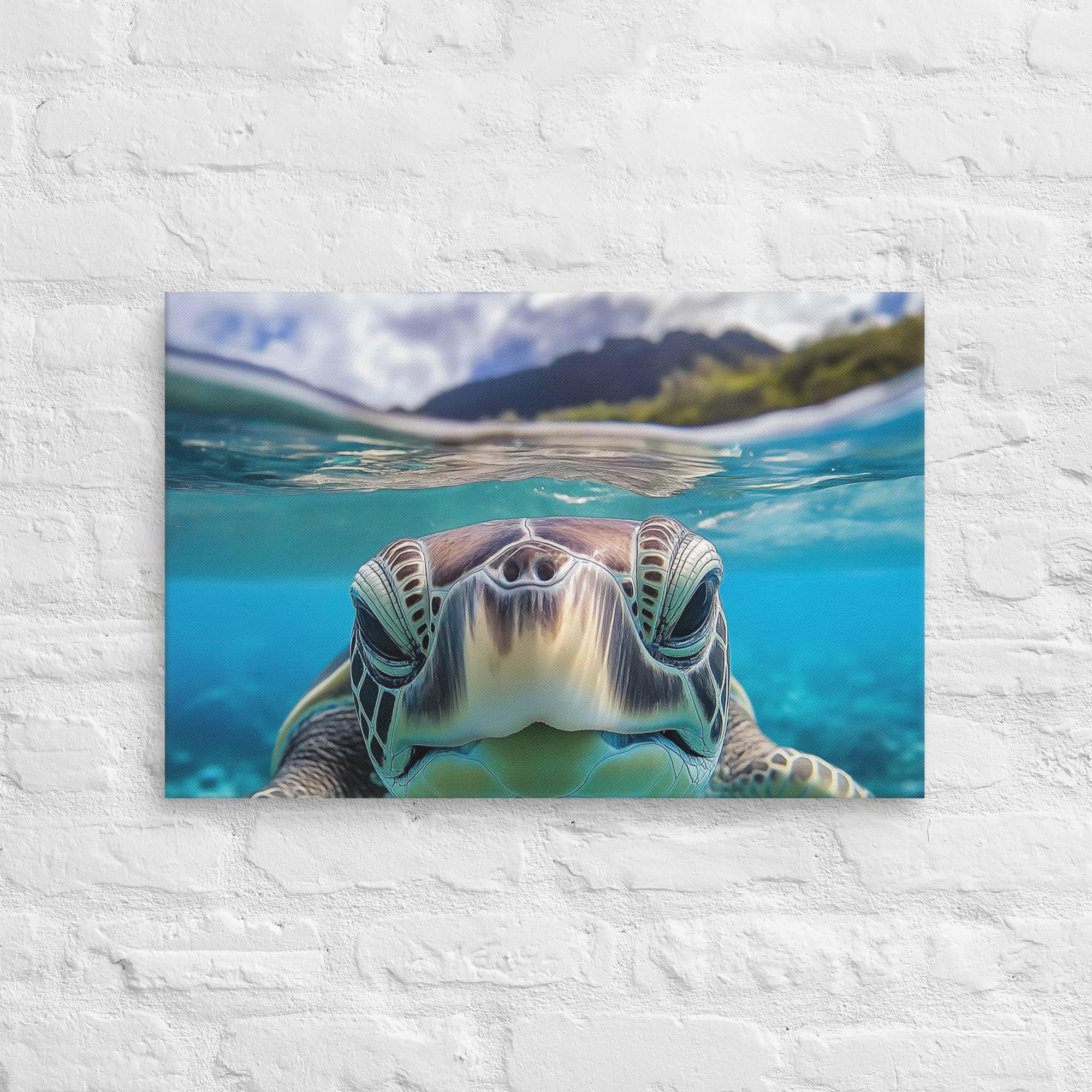 Island Encounter Sea Turtle Canvas 10