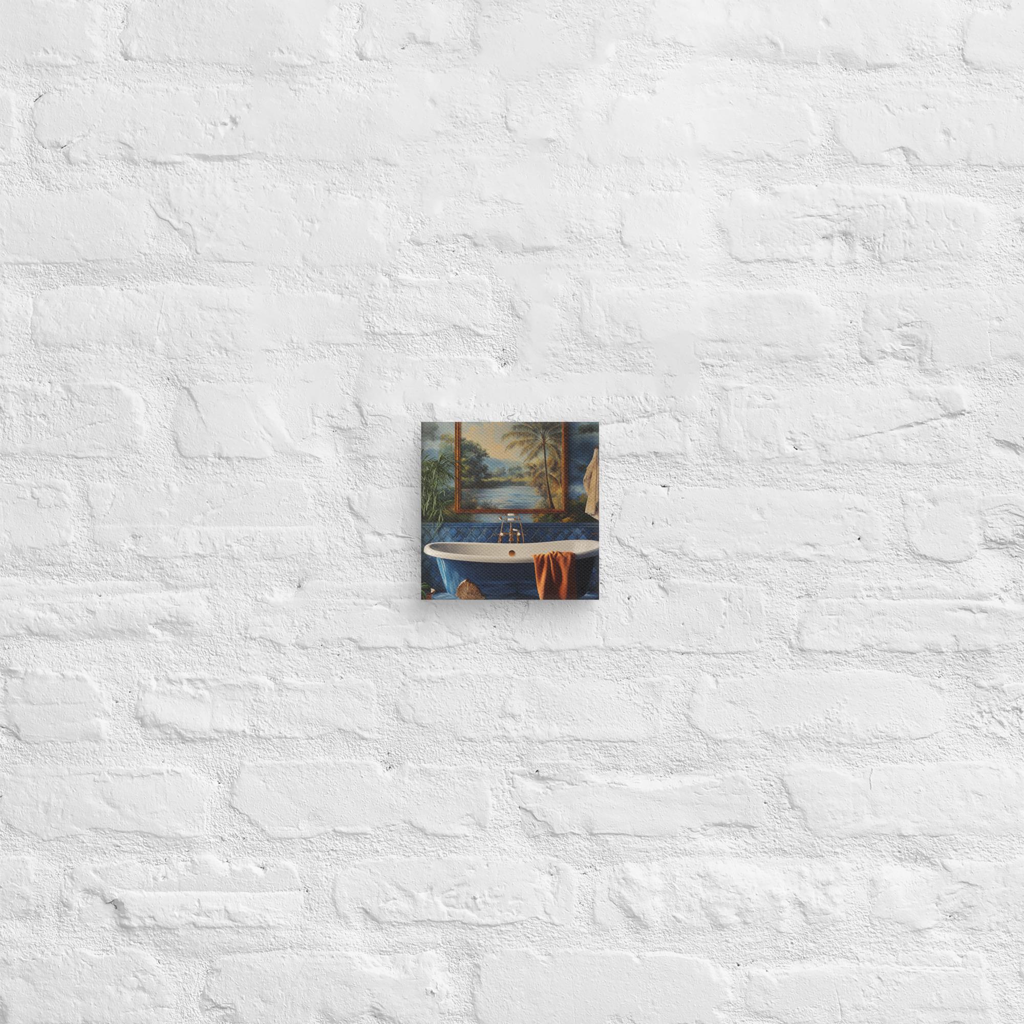 Tropical Oasis Retreat Canvas 36